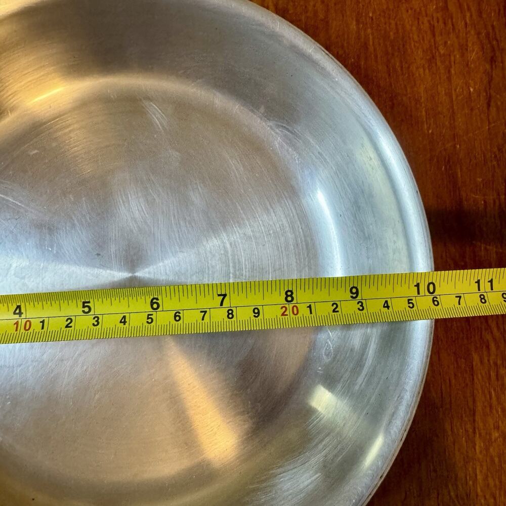 Gourmet Belgique 9.5” Copper Bottom Fry Pan Stainless Steel Skillet - Picture 5 of 5